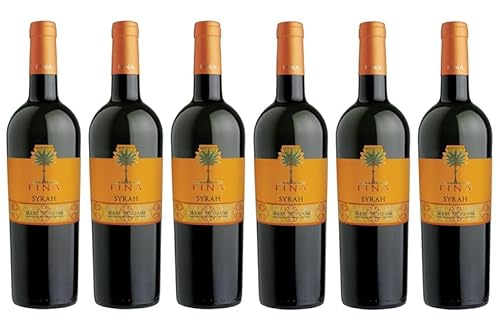 6x 0,75l - 2021er - Cantina Fina - Syrah - Terre Siciliane I.G.P. - Sizilien - Italien - Rotwein trocken 6x 0,75l - 2021er - Cantina Fina - Syrah - Terre Siciliane I.G.P. - Sizilien - Italien - Rotwein trocken von Cantina Fina