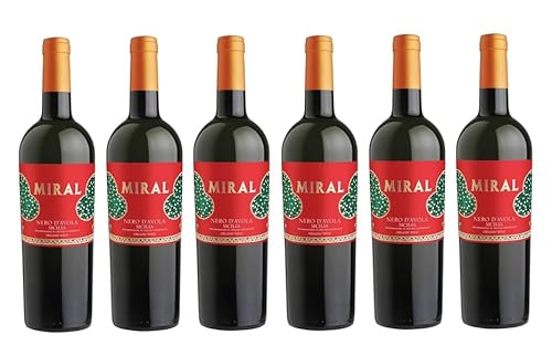 6x 0,75l - 2023er - Cantina Fina - Miral - Nero d'Avola - Sicilia D.O.P. - Sizilien - Italien - Rotwein trocken 6x 0,75l - 2023er - Cantina Fina - Miral - Nero d'Avola - Sicilia D.O.P. - Sizilien - Italien - Rotwein trocken von Cantina Fina