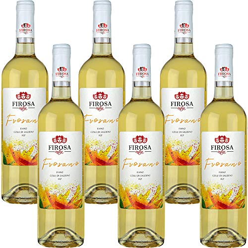 Fiano IGP Frosano Colline Salernitane|Cantina Firosa|I Vini della Campania|Confezione da 6 Bottiglie da 75 Cl|Idea Regalo von Cantina Firosa