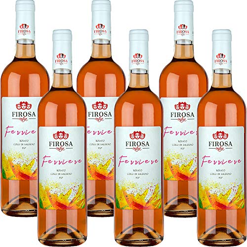 Rosato di Aglianico IGP Ferriere Colline Salernitane|Cantina Firosa|I Vini della Campania|Confezione da 6 Bottilgie da 75 Cl|Idea Regalo von Cantina Firosa