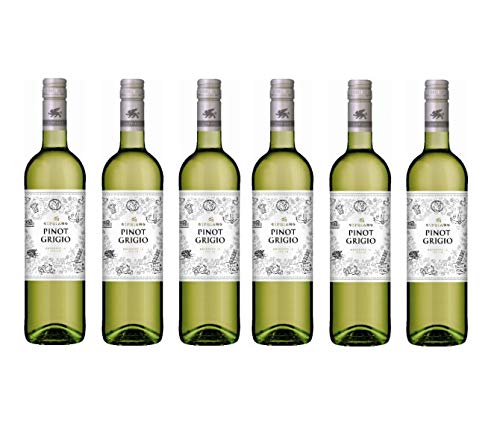 2019er Cipriano Pinot Grigio Venezie DOC Italien Veneto Weißwein (6 Flaschen) von Cantina Francesco Minini