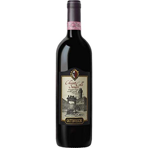 Vino Chianti Colli Senesi Docg Cantina Gattavecchi Italianischer Rotwein (1 flasche 75 cl.) von Cantina Gattavecchi