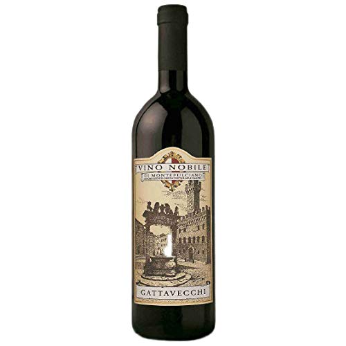 Vino Nobile di Montepulciano Docg Cantina Gattavecchi Italianischer Rotwein (1 flasche 75 cl.) von Cantina Gattavecchi