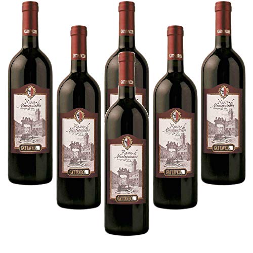 Vino Rosso di Montepulciano DOC Cantina Gattavecchi Italianischer Rotwein (6 flaschen 75 cl.) von Cantina Gattavecchi