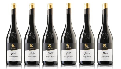 6x 0,75l - Cantina Kaltern - Selektion - Feld - Merlot-Cabernet Riserva - Alto Adige D.O.P. - Südtirol - Rotwein trocken von Cantina Kaltern