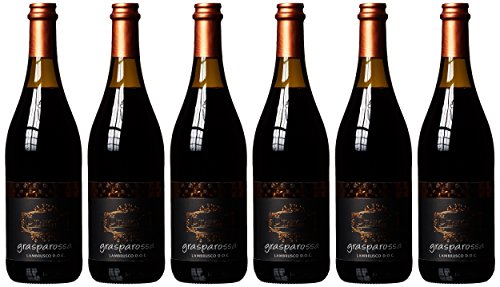 Cantina Puianello Lambrusco Grasparossa DOC, 6er Pack (6 x 750 ml) von Cantina Puianello