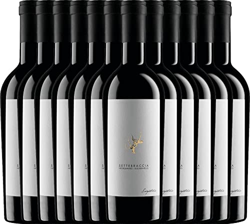 Settebraccia Rosso von Cantina Sampietrana - Rotwein 12 x 0,75l 2019 VINELLO - 12er - Weinpaket inkl. kostenlosem VINELLO.weinausgießer von Cantina Sampietrana