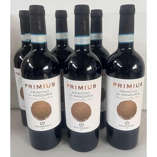 Primitivo di Manduria DOP "Primius" (6 Flaschen im Gebinde) von Cantina San Donaci