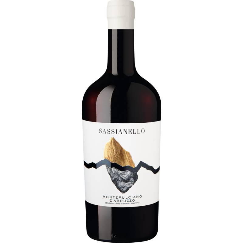 Sassianello Montepulciano, Montepulciano d'Abruzzo DOC, Abruzzen, 2022, Rotwein von Cantina Tollo S.C.A., IT - 66010 - Tollo - Italia