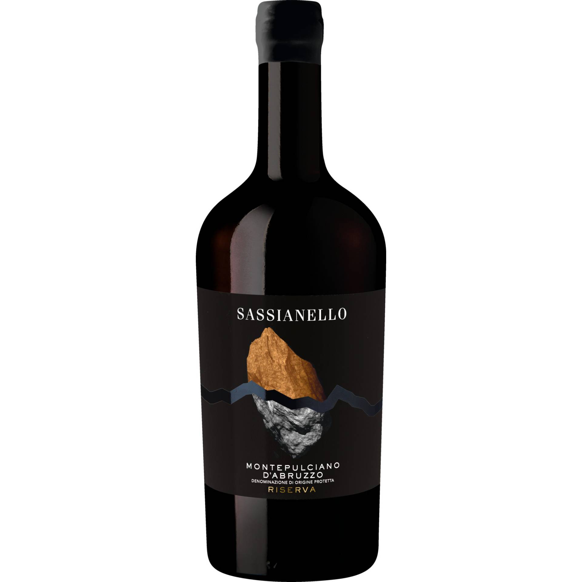 Sassianello Montepulciano Riserva, Montepulciano d'Abruzzo DOC Riserva, Abruzzen, 2020, Rotwein Sassianello Montepulciano Riserva, Montepulciano d'Abruzzo DOC Riserva, Abruzzen, 2020, Rotwein von Cantina Tollo S.C.A., IT - 66010 - Tollo - Italia