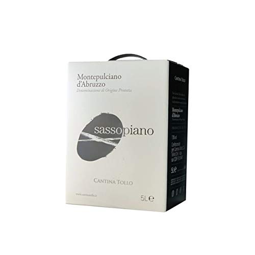 Rotwein Italien Montepulciano d´Abruzzo Sassopiano Bag in Box trocken (1x5L) von Cantina Tollo S.C.A.