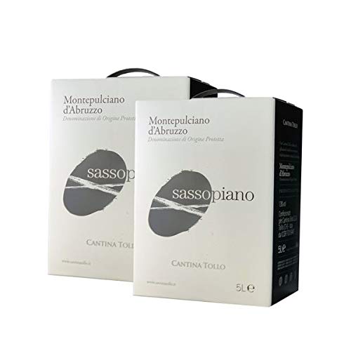 Rotwein Italien Montepulciano d´Abruzzo Sassopiano Bag in Box trocken (2x5,0l) von Cantina Tollo S.C.A.