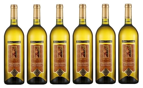 6x 1,0l - 2023er - Cantina Valdadige - Pinot Grigio - delle Venezie I.G.P. - Veneto - Italien - Weißwein 6x 1,0l - 2023er - Cantina Valdadige - Pinot Grigio - delle Venezie I.G.P. - Veneto - Italien - Weißwein von Cantina Valdadige