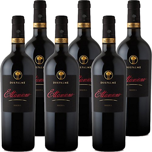 Primitivo di Manduria DOC | Ettamiano | Cantina due Palme | Confezione 6 Bottiglie da 75 Cl | I Vini della Puglia | Idea Regalo von Cantina due Palme