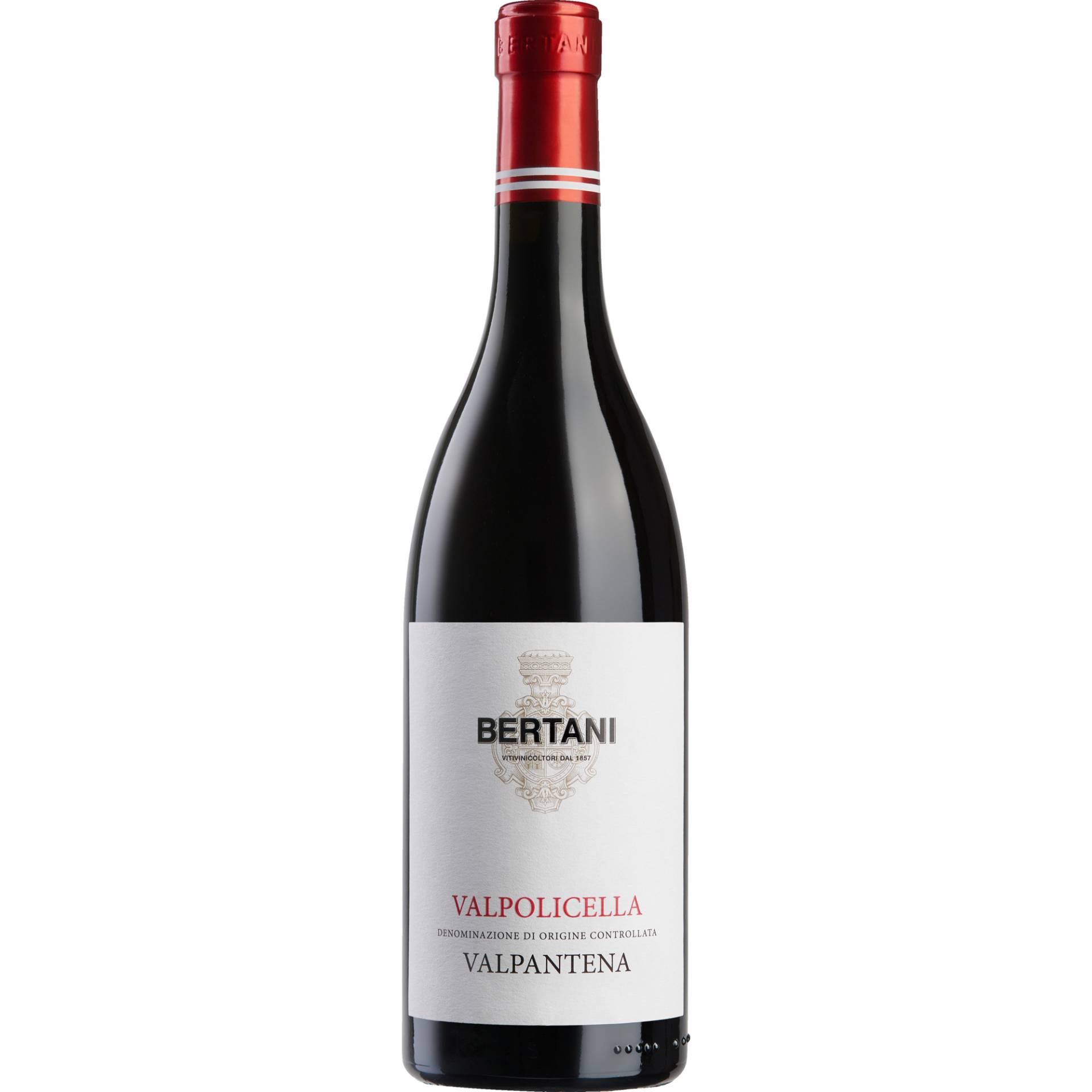 Bertani Valpolicella, Valpolicella DOC, Venetien, 2021, Rotwein von Cantine Bertani Soc. Agr., Via Asiago 1, 37023 Grezzana (VR), Italia