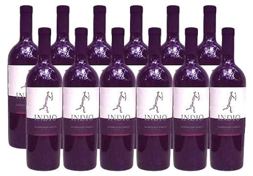 12 Flaschen Indio Montepulciano d`Abruzzo DOC von Cantine Bove (12x0,75l), trockener Rotwein aus Abruzzen von Cantine Bove