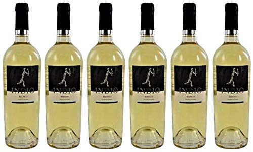6 x Indio Bianco DOC 2020 von Cantine Bove im Sparpack (6x0,75l), trockener Weisswein aus Abruzzen von Cantine Bove