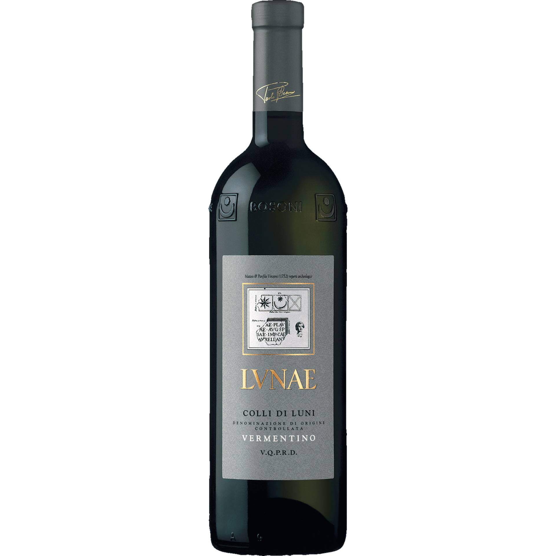 Lunae Vermentino, Colli di Luni DOC, Ligurien, 2023, Weißwein von Cantine Lunae Bosoni S.r.l.,19034,Ortonovo (SP),Italien