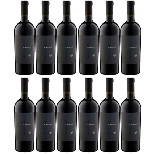 MEA CULPA Vino Rosso Il Rimorso Rotwein Wein Halbtrocken DOC Sizilien I Visando Paket (12 x 0,75l) von Cantine Minini