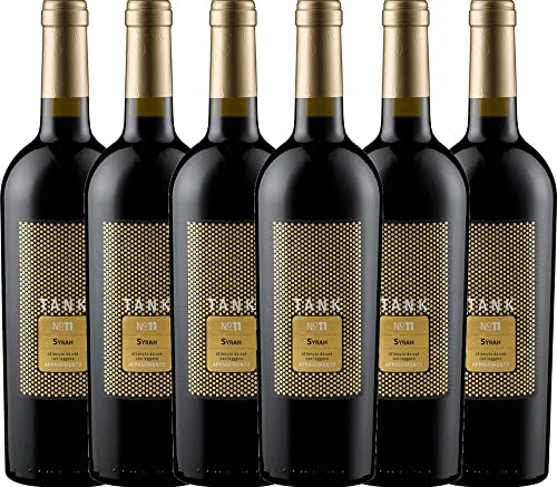 TANK No 11 Syrah Appassimento 2021 - Cantine Minini Rotwein 6 x 0,75 l mit VINELLO.weinausgießer - VINELLO 6er Weinpaket von Cantine Minini
