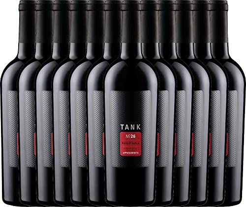 TANK No 26 Nero d'Avola Appassimento IGT Cantine Minini Rotwein 12 x 0,75l VINELLO - 12 x Weinpaket inkl. kostenlosem VINELLO.weinausgießer TANK No 26 Nero d'Avola Appassimento IGT Cantine Minini Rotwein 12 x 0,75l VINELLO - 12 x Weinpaket inkl. kostenlosem VINELLO.weinausgießer von Cantine Minini