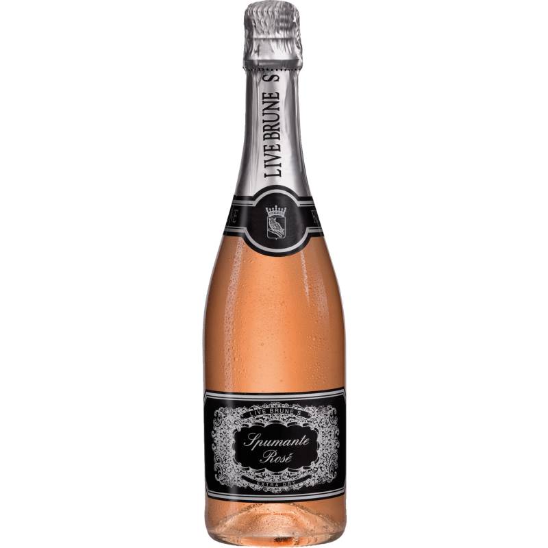 Live Brune S Spumante Rosé, Extra Dry, Veneto, Venetien, Schaumwein von "Cantine Riunite & CIV",42040,Campegine,Italien
