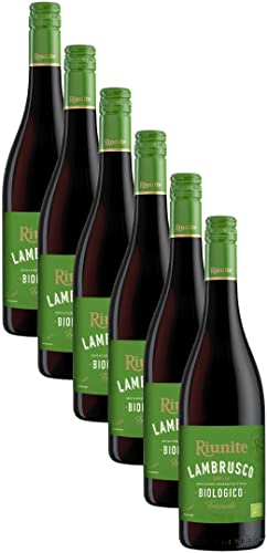 Riunite Lambrusco Rosso BIO(6 x 0,75 l) von Cantine Riunite & CIV