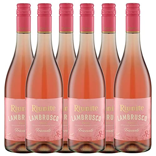 Rosé Italien Lambrusco Riunite Emilia IGT lieblich (6x0,75L) von Cantine Riunite,