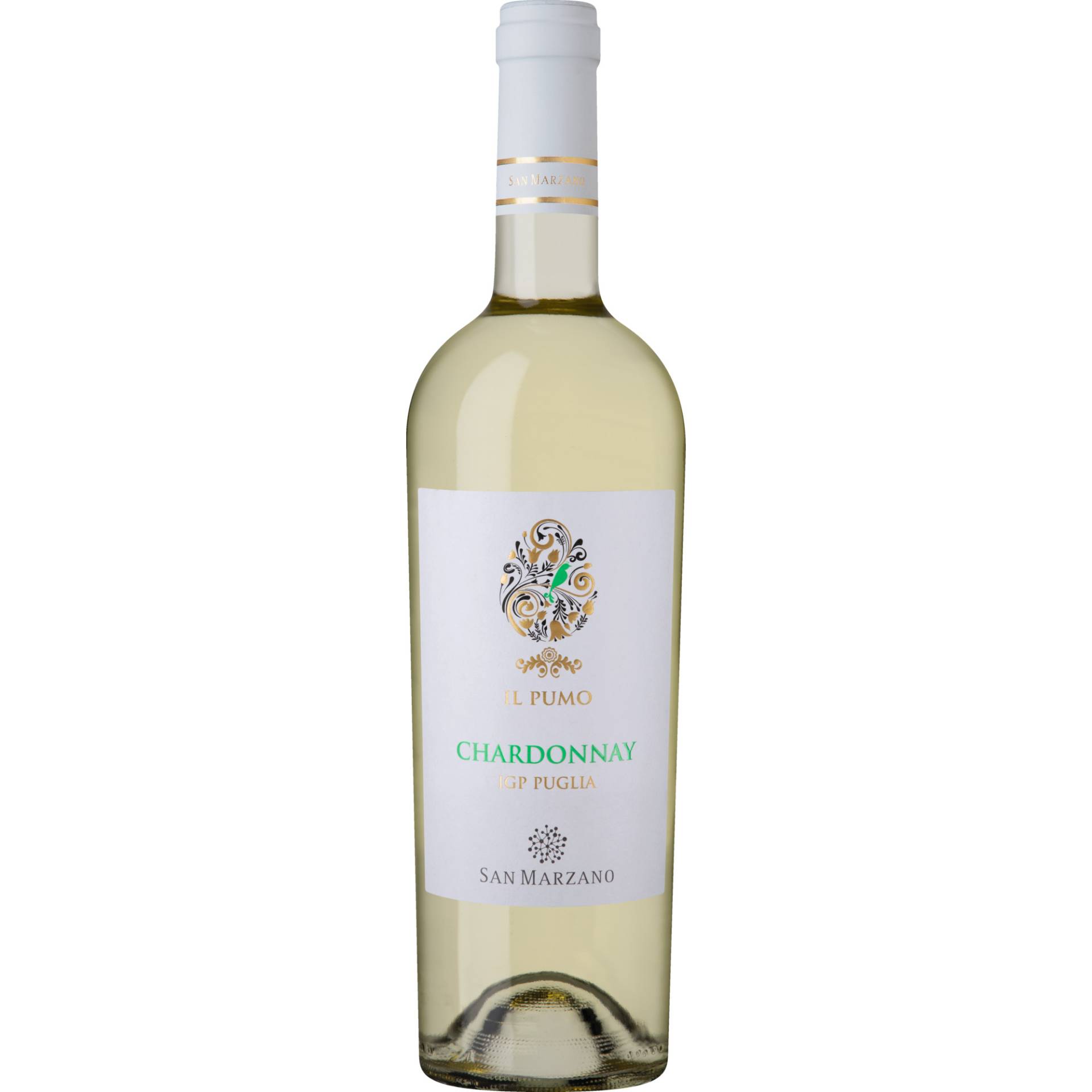 Il Pumo Chardonnay, Puglia IGP, Apulien, 2023, Weißwein Il Pumo Chardonnay, Puglia IGP, Apulien, 2023, Weißwein von Cantine San Marzano, San Marzano di S.G., Italia