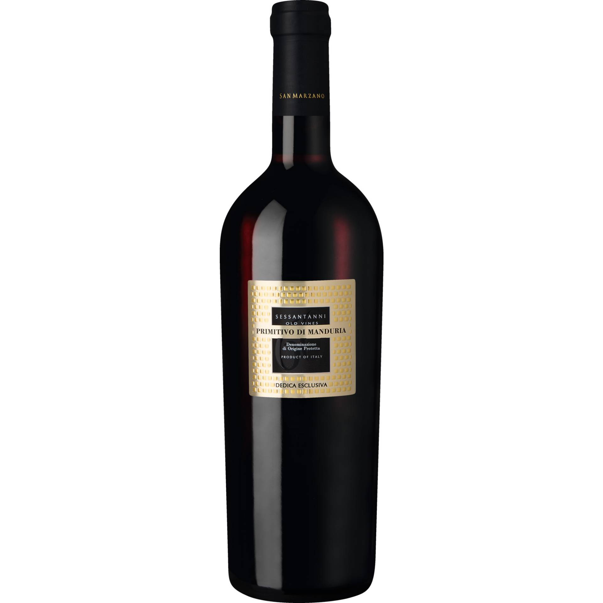 Sessantanni Dedica Esclusiva, Primitivo di Manduria DOC, Apulien, 2017, Rotwein Sessantanni Dedica Esclusiva, Primitivo di Manduria DOC, Apulien, 2017, Rotwein von Cantine San Marzano, San Marzano di S.G., Italia