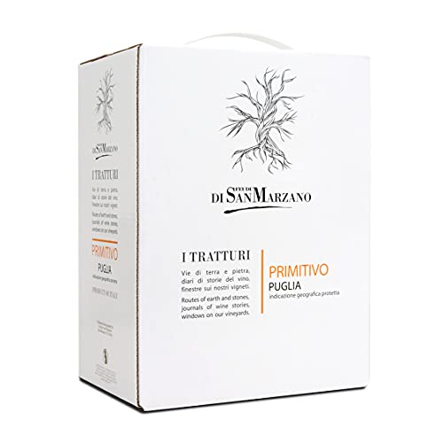 Feudi di San Marzano - I TRATTURI - Primitivo Puglia IGP Bag-in-Box (1 x 5 l) von Cantine San Marzano