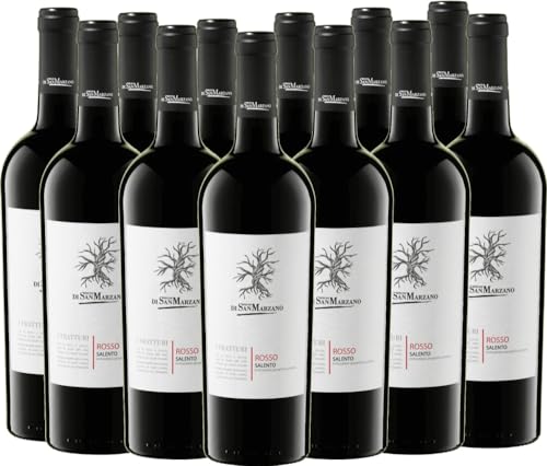 I Tratturi Rosso Cantine San Marzano Rotwein 12 x 0,75l VINELLO - 12 x Weinpaket inkl. kostenlosem VINELLO.weinausgießer I Tratturi Rosso Cantine San Marzano Rotwein 12 x 0,75l VINELLO - 12 x Weinpaket inkl. kostenlosem VINELLO.weinausgießer von Cantine San Marzano