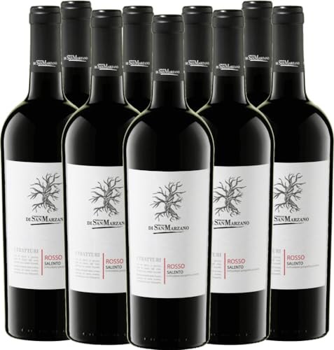 I Tratturi Rosso Cantine San Marzano Rotwein 9 x 0,75l VINELLO - 9 x Weinpaket inkl. kostenlosem VINELLO.weinausgießer I Tratturi Rosso Cantine San Marzano Rotwein 9 x 0,75l VINELLO - 9 x Weinpaket inkl. kostenlosem VINELLO.weinausgießer von Cantine San Marzano