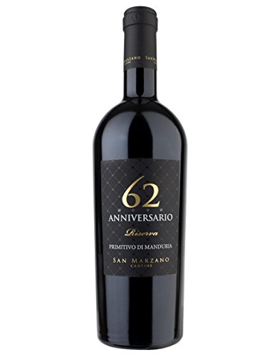 Primitivo di Manduria Riserva DOC Anniversario 62 San Marzano 2016 0,75 L von Cantine San Marzano