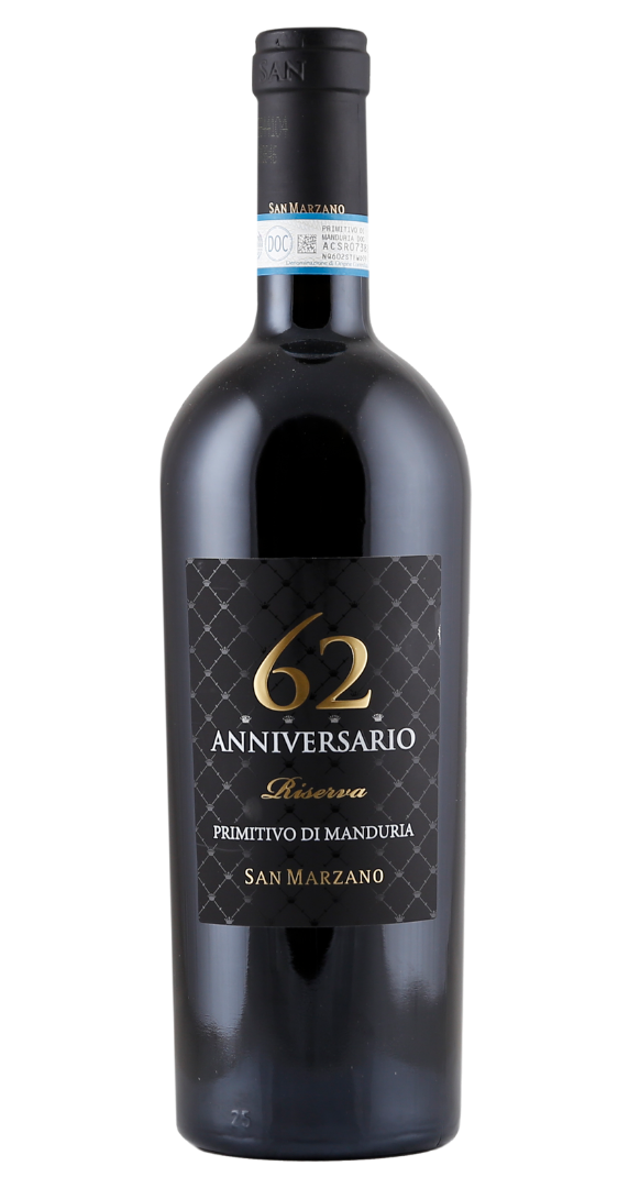 San Marzano 62 Anniversario Primitivo di Manduria Riserva 2019 San Marzano 62 Anniversario Primitivo di Manduria Riserva 2019 von Cantine San Marzano