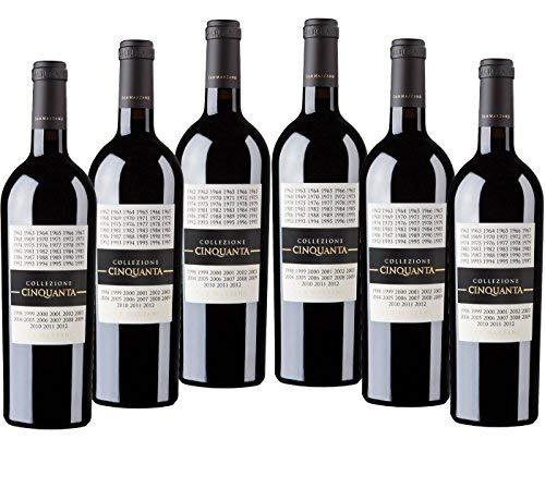 Sparpaket San Marzano Collezione Cinquanta Vino Rosso d' Italia (6 x 0,75 l) 2012 Rotwein trocken von Cantine San Marzano