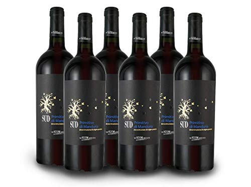Primitivo di Manduria SUD | Cantine San Marzano | Italien-Apulien | Vorteilspaket (6x 0,75l) Rotwein-trocken von GREAT BRITISH TRADING LIMITED