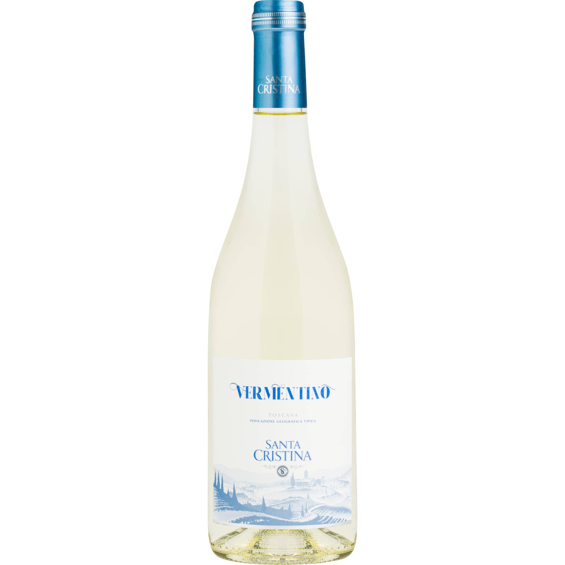 Santa Cristina Vermentino, Toscana IGT, Toskana, 2023, Weißwein von Cantine Santa Cristina SPA Firenze - in Loc. Case Sparse Centoia 52a - Cortona (AR) -Italia