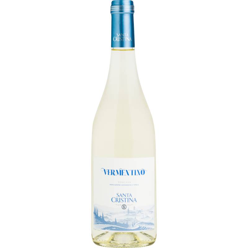 Santa Cristina Vermentino, Toscana IGT, Toskana, 2023, Weißwein von Cantine Santa Cristina SPA Firenze - in Loc. Case Sparse Centoia 52a - Cortona (AR) -Italia