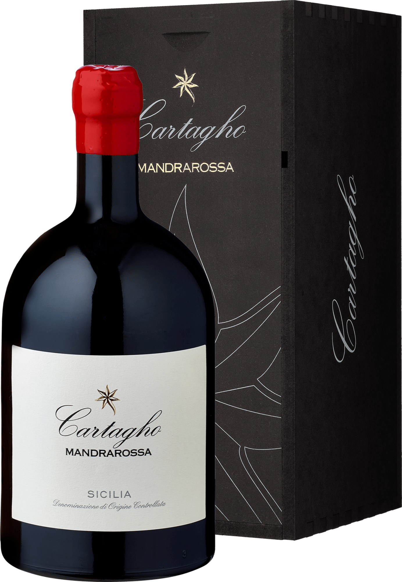 Mandrarossa »Cartagho« - 1,5l Magnumflasche in der Holzkiste Mandrarossa »Cartagho« - 1,5l Magnumflasche in der Holzkiste