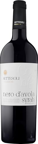 Settesoli Nero d'Avola Syrah – Trockene würzige Rotwein Cuvee aus Sizilien (1 x 0,75L) von Cantine Settesoli