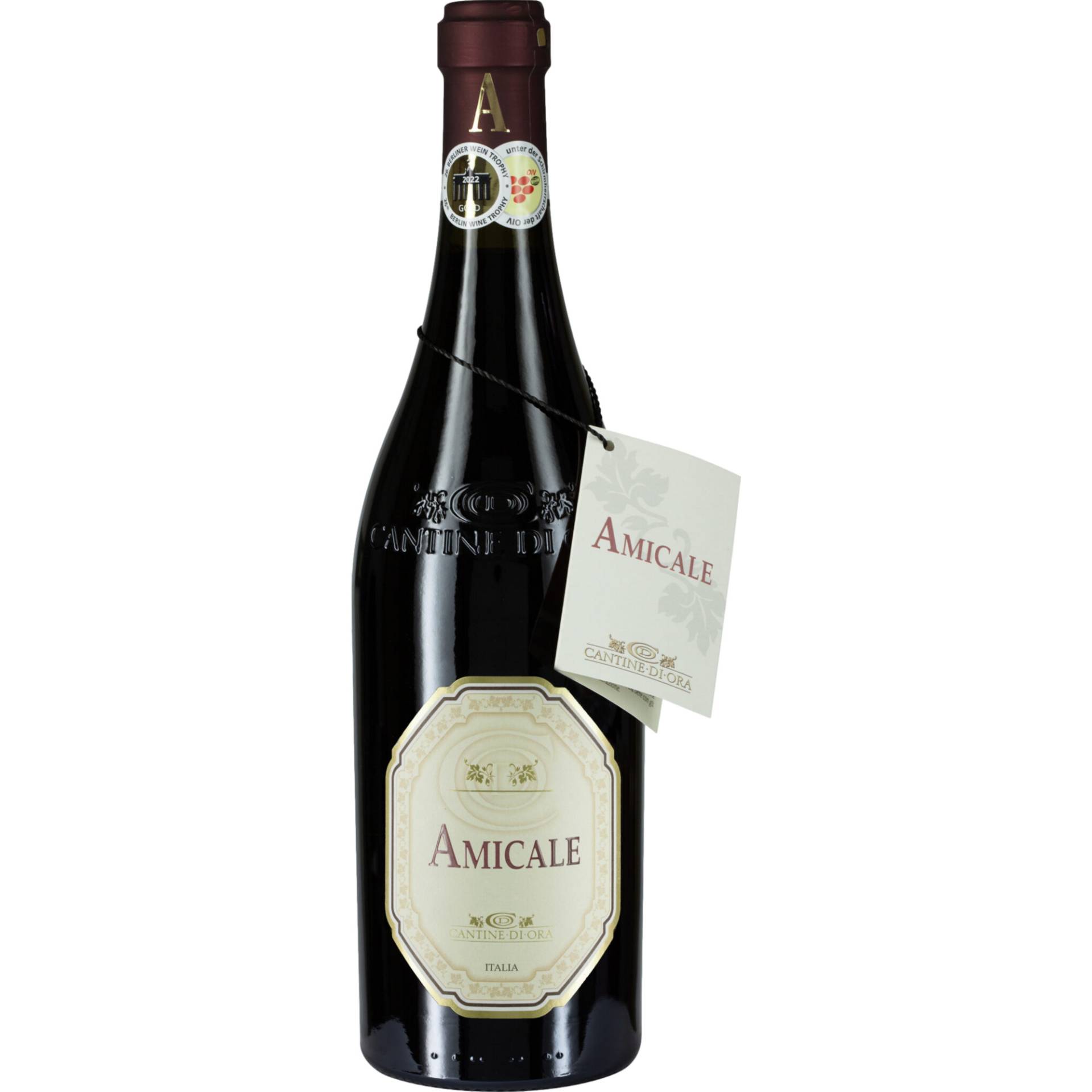 Amicale Rosso, Veneto IGT, Venetien, 2020, Rotwein Amicale Rosso, Veneto IGT, Venetien, 2020, Rotwein von Cantine di Ora, Via Stazione 43, I - 39040 Ora