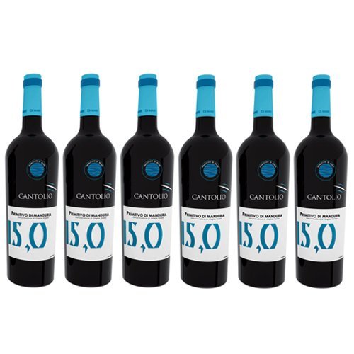6x Cantolio Primitivo di Manduria '15 DI MARE' DOP, 750 ml von Cantolio Manduria S.C.A.