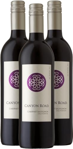 Cabernet Sauvignon Canyon Road Rotwein 3 x 0,75l VINELLO - 3 x Weinpaket inkl. kostenlosem VINELLO.weinausgießer von Canyon Road Winery