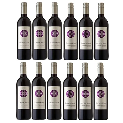 Canyon Road Cabernet Sauvignon Rotwein Wein halbtrocken Kalifornien (12 Flaschen) von Canyon Road Winery