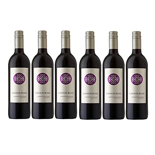 Canyon Road Cabernet Sauvignon Rotwein Wein halbtrocken Kalifornien (6 Flaschen) von Canyon Road Winery