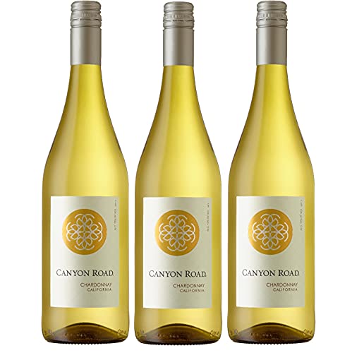 Canyon Road Chardonnay Weißwein Wein halbtrocken Kalifornien (3 Flaschen) von Canyon Road Winery