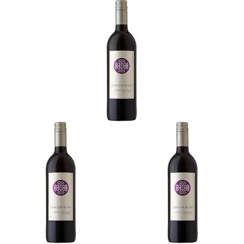 Canyon Road Winery Cabernet Sauvignon Halbtrocken (1 x 0.75l) (Packung mit 3) von Canyon Road Winery