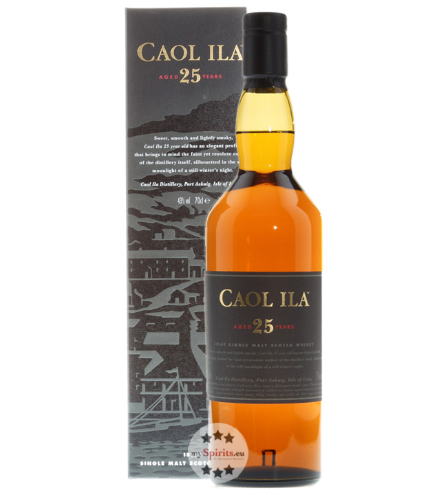 Caol Ila 25 Jahre Islay Single Malt Scotch Whisky (43 % vol., 0,7 Liter) von Caol Ila Distillery