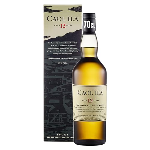 Caol Ila 12 Jahre Single Malt Whisky in Geschenkverpackung ( 1 x 0,7l) von Caol Ila